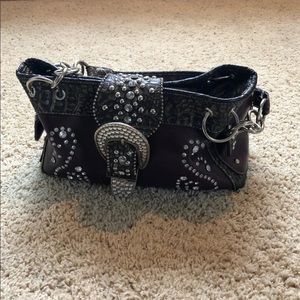 Montana west shoulder bag with rhinestone details